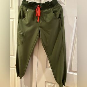 Figs Zamora Joggers Moss Small Gently Worn Good Condition (1 Flaw)